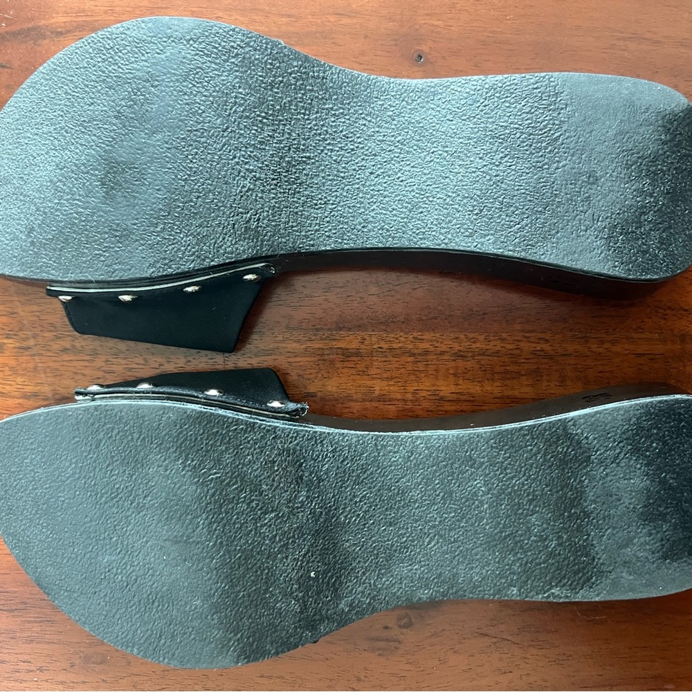 Black CHANEL sandals size 36 - Picture 5 of 9